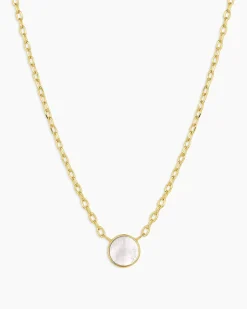 gorjana Rose Marble Coin Necklace Clearance