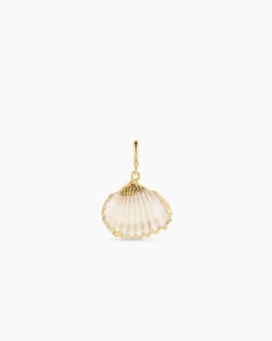 gorjana Scallop Shell Parker Charm 18k Gold Plated Fashion