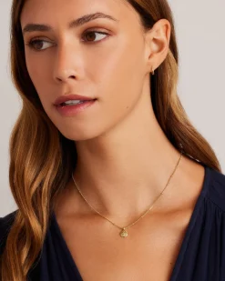 gorjana Shorebreak Necklace 18k Gold Plated Hot