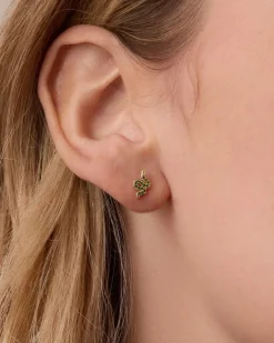 gorjana Snake Single Stud 18k Gold Plated Clearance