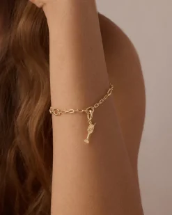 gorjana Spritz Parker Charm 18k Gold Plated Sale