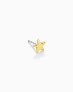gorjana Star Single Stud 18k Gold Plated Best