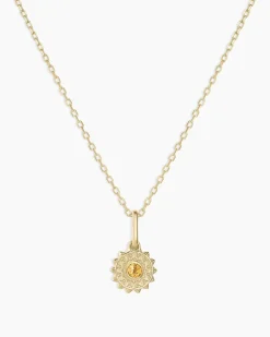 gorjana Sun Birthstone Charm Necklace Best