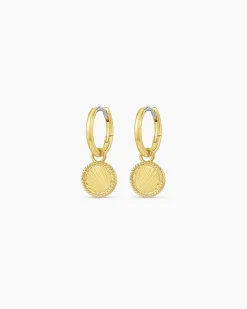 gorjana Sunny Huggies 18k Gold Plated Hot