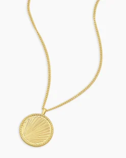 gorjana Sunny Pendant Necklace 18k Gold Plated Best