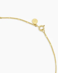 gorjana Sunset Coin Necklace 18k Gold Plated Fashion