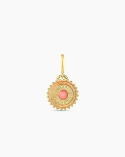gorjana Sunstone Sun Parker Charm 18k Gold Plated Hot