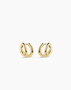 gorjana Taner Double Huggies 18k Gold Plated Best