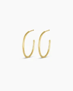 gorjana Taner Small Hoops 18k Gold Plated Fashion