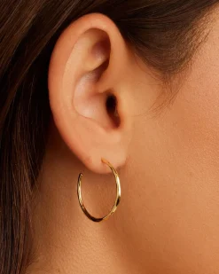 gorjana Taner Small Hoops 18k Gold Plated Fashion