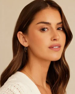 gorjana Taner Small Hoops 18k Gold Plated Fashion