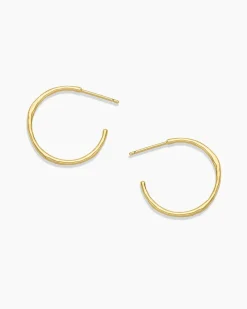 gorjana Taner Small Hoops 18k Gold Plated Fashion