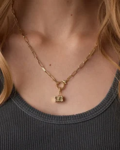 gorjana Trunk Parker Charm 18k Gold Plated Outlet