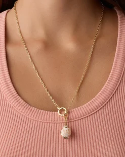 gorjana Tulip Shell Parker Charm 18k Gold Plated Best