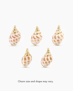 gorjana Tulip Shell Parker Charm 18k Gold Plated Best
