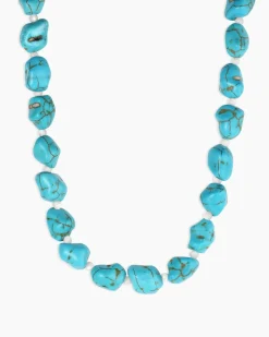 gorjana Turquoise Cove Necklace 18k Gold Plated Discount