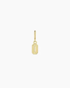 gorjana Varsity Numbers Parker Charm 18k Gold Plated Fashion