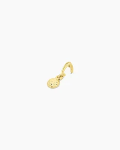 gorjana Varsity Parker Charm 18k Gold Plated New
