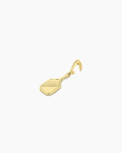 gorjana Varsity Parker Charm 18k Gold Plated New