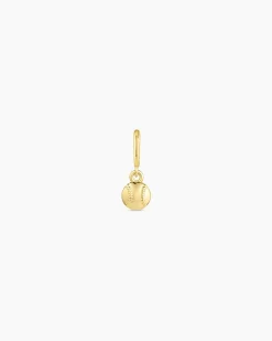gorjana Varsity Parker Charm 18k Gold Plated New
