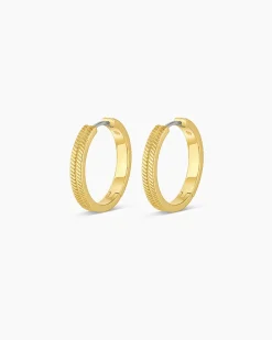 gorjana Venice Hoops 18k Gold Plated Discount