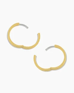 gorjana Venice Hoops 18k Gold Plated Discount