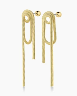 gorjana Venice Loop Earrings 18k Gold Plated Online