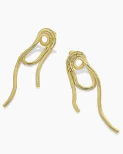 gorjana Venice Loop Earrings 18k Gold Plated Online