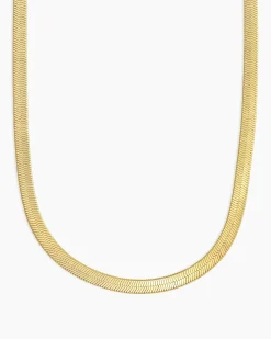 gorjana Venice Necklace 18k Gold Plated New