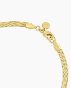 gorjana Venice Necklace 18k Gold Plated New