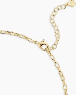 gorjana Western Mini Charm Necklace 18k Gold Plated Sale