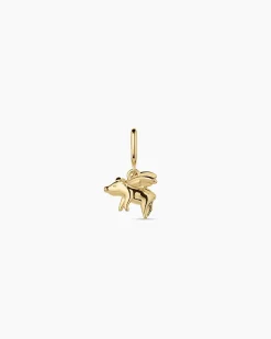 gorjana When Pigs Fly Parker Charm 18k Gold Plated Best