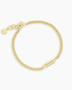 gorjana Wilder Alphabet Bracelet 18k Gold Plated Discount
