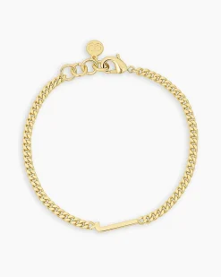 gorjana Wilder Alphabet Bracelet 18k Gold Plated Discount