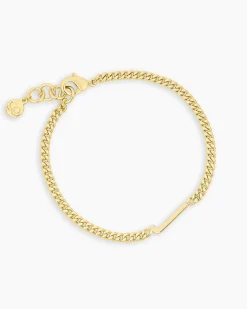 gorjana Wilder Alphabet Bracelet 18k Gold Plated Discount