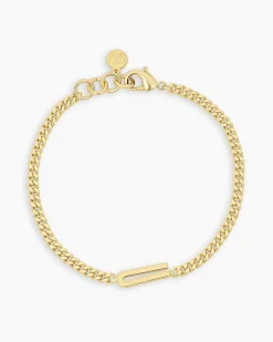 gorjana Wilder Alphabet Bracelet 18k Gold Plated Discount