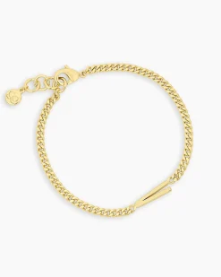 gorjana Wilder Alphabet Bracelet 18k Gold Plated Discount