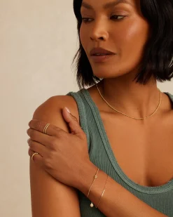 gorjana Wilder Mini Alphabet Bracelet Online