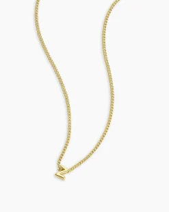 gorjana Wilder Mini Alphabet Necklace Hot