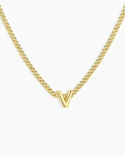 gorjana Wilder Mini Alphabet Necklace Hot