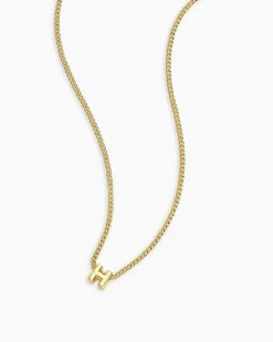 gorjana Wilder Mini Alphabet Necklace Hot