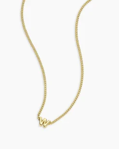 gorjana Wilder Mini Alphabet Necklace Hot