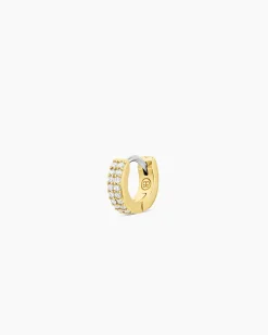 gorjana Wilder Shimmer Single Huggie 18k Gold Plated Sale