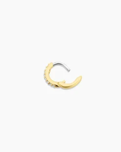 gorjana Wilder Shimmer Single Huggie 18k Gold Plated Sale