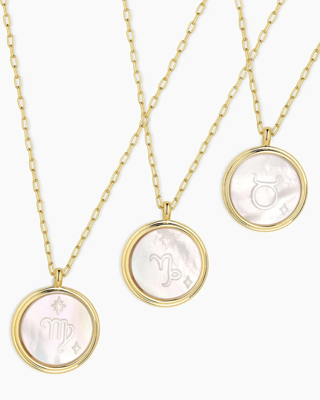 gorjana Zodiac Necklace 18k Gold Plated Outlet