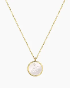 gorjana Zodiac Necklace 18k Gold Plated Outlet