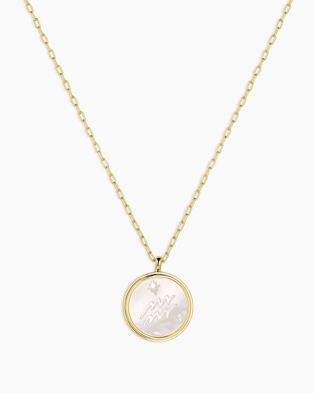 gorjana Zodiac Necklace 18k Gold Plated Outlet