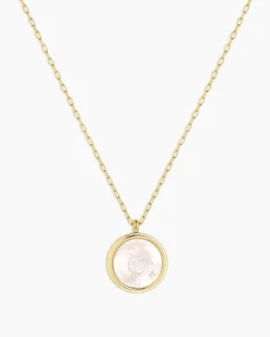 gorjana Zodiac Necklace 18k Gold Plated Outlet