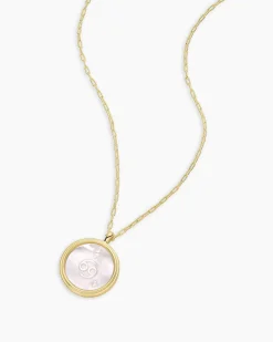 gorjana Zodiac Necklace 18k Gold Plated Outlet