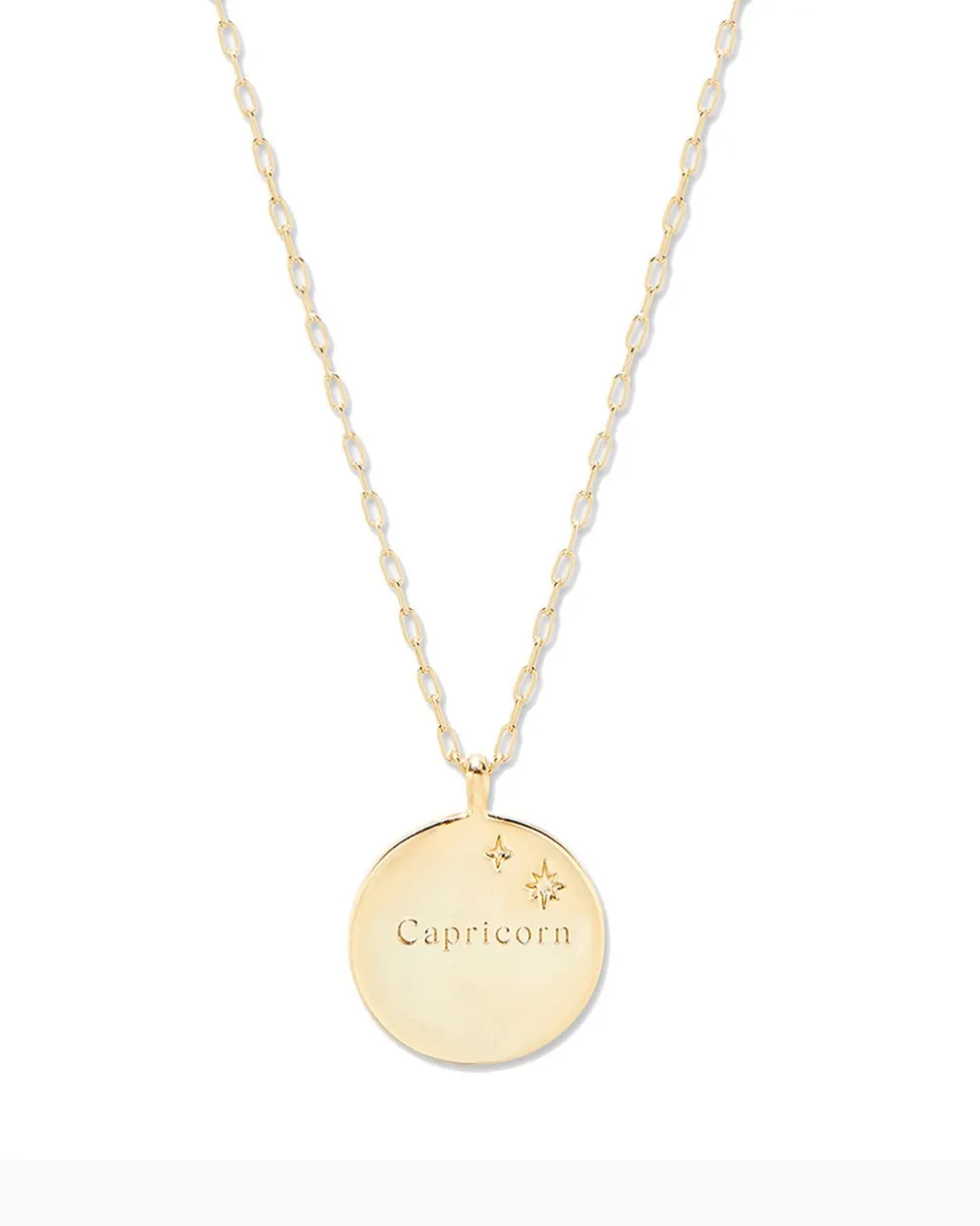 gorjana Zodiac Necklace 18k Gold Plated Outlet
